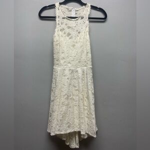 Off-white lace City Studio dress